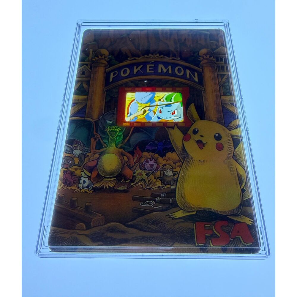 Pokémon: The First Movie — REAL Movie Film Cell: Squirtle & Bulbasaur close-up